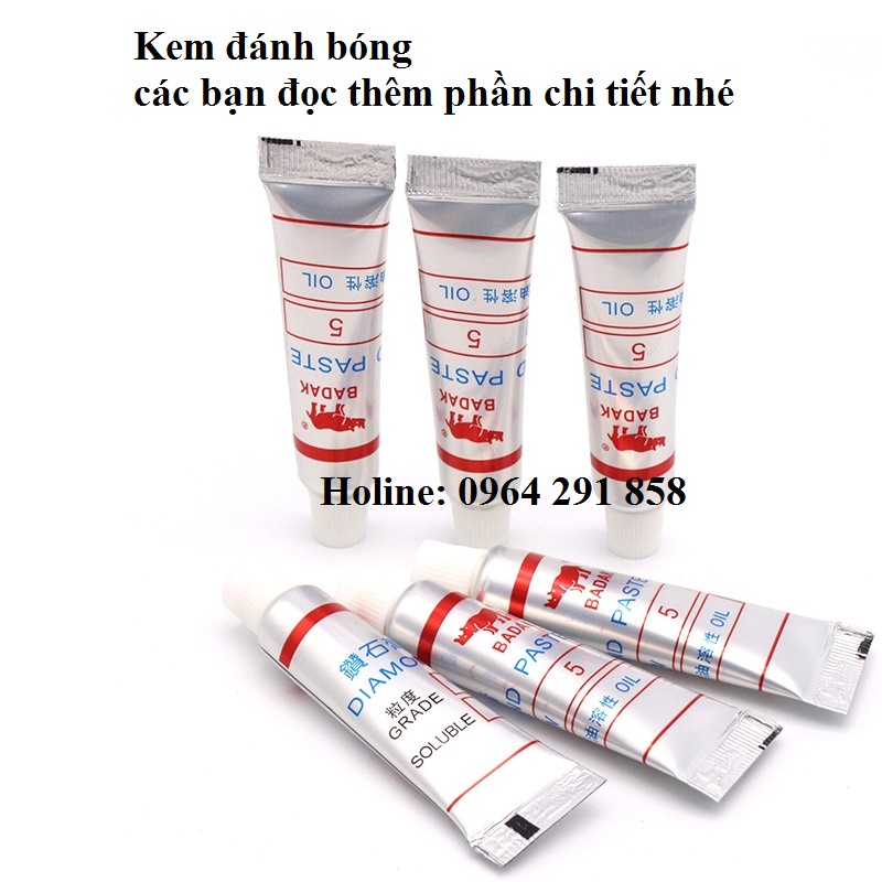 đầu đánh bóng - bông nỉ đánh bóng cán 2mm dùng cho nhiều loai máy mini - kem đánh bóng - sáp đánh bóng