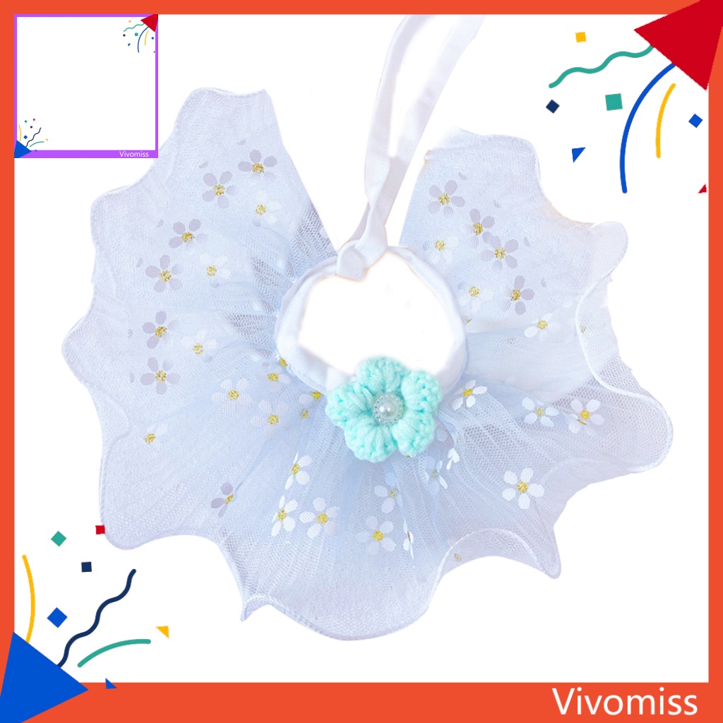 Khăn Choàng Cổ Ren Chống Thất Lạc Hình Mèo Nhiều Màu Sắc