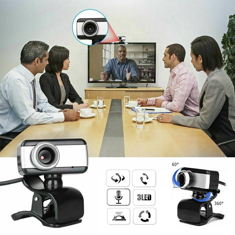 Webcam Hd Kèm Micro Usb 2.0 Cho Máy Tính / Laptop / Pc / Mac 1080p Full Hd | WebRaoVat - webraovat.net.vn