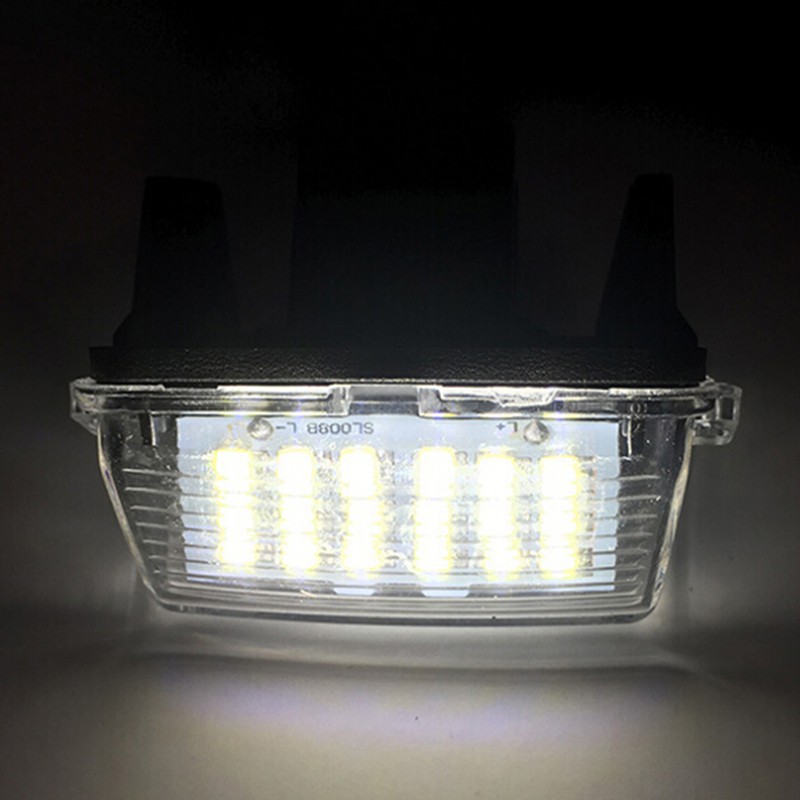 Bộ 2 Đèn LED Chiếu Sáng Biển Số Xe Hơi Toyota Camry Yaris Vios