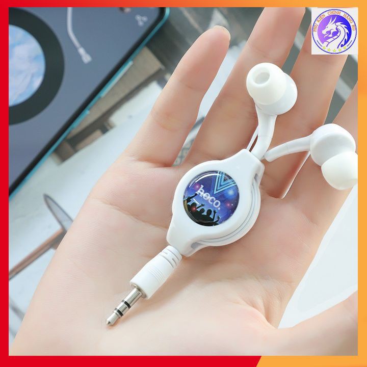 Tai Nghe Có Dây Hỗ Trợ Mic Rút Gọn Hoco M68 Chính Hãng - Bảo Hành 12 Tháng