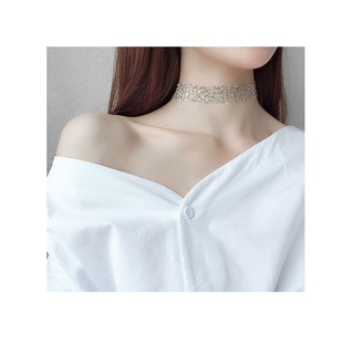 Vòng cổ choker đính hạt lấp lánh sang trọng VC0038