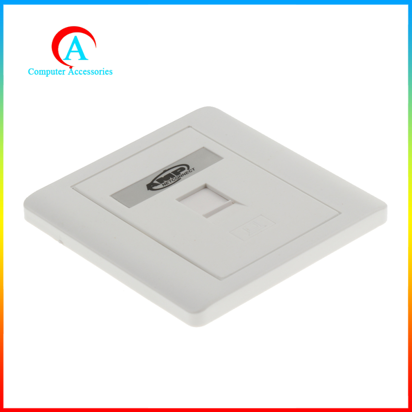 Ổ Cắm Điện Gắn Tường 1 Cổng Rj45 / Rj11 | BigBuy360 - bigbuy360.vn