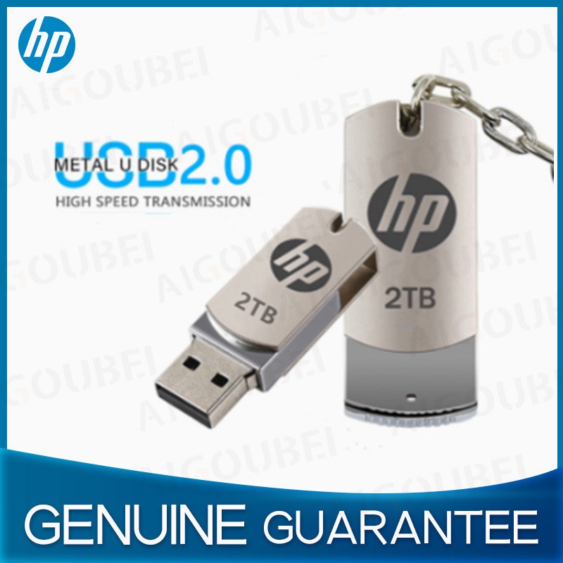 Ổ Đĩa Flash Hp 3.0 2TB Bằng Kim Loại Có Móc Khóa