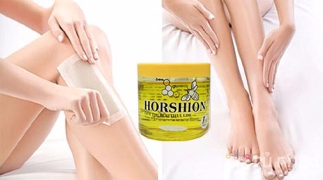 ✨ HOT ✨ sáp wax tẩy sạch lông lạnh Horshion mật ong 500g hủ vàng