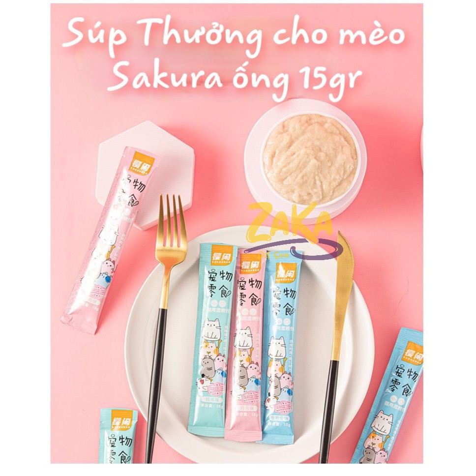 Súp thưởng cho mèo Ciao Churu - Thức ăn cho mèo soup dinh dưỡng - 18 Vị - 1 thanh 14G - kích thích thèm ăn hạt cho Mèo
