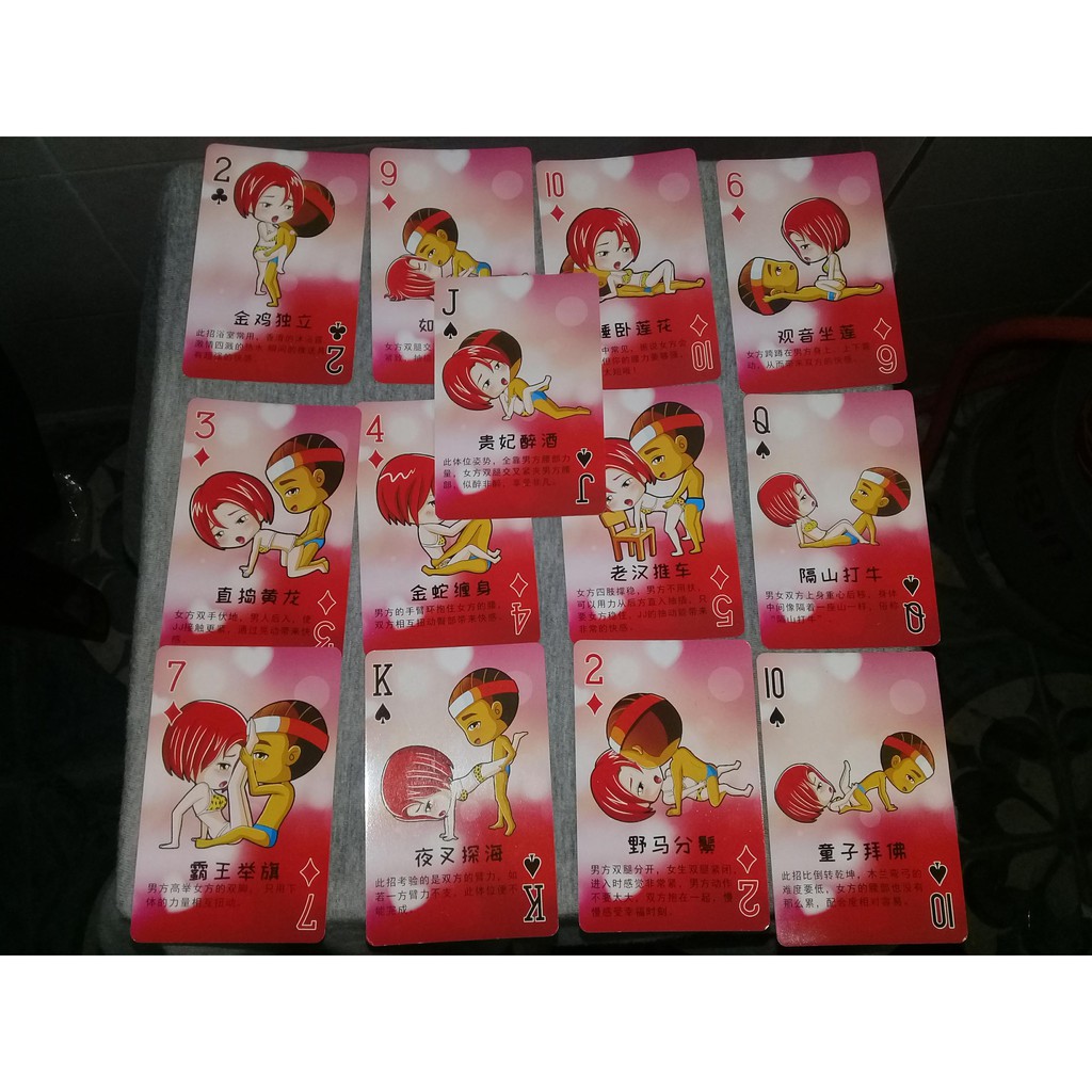 Bộ Bài Tây 52 Tư Thế Yêu