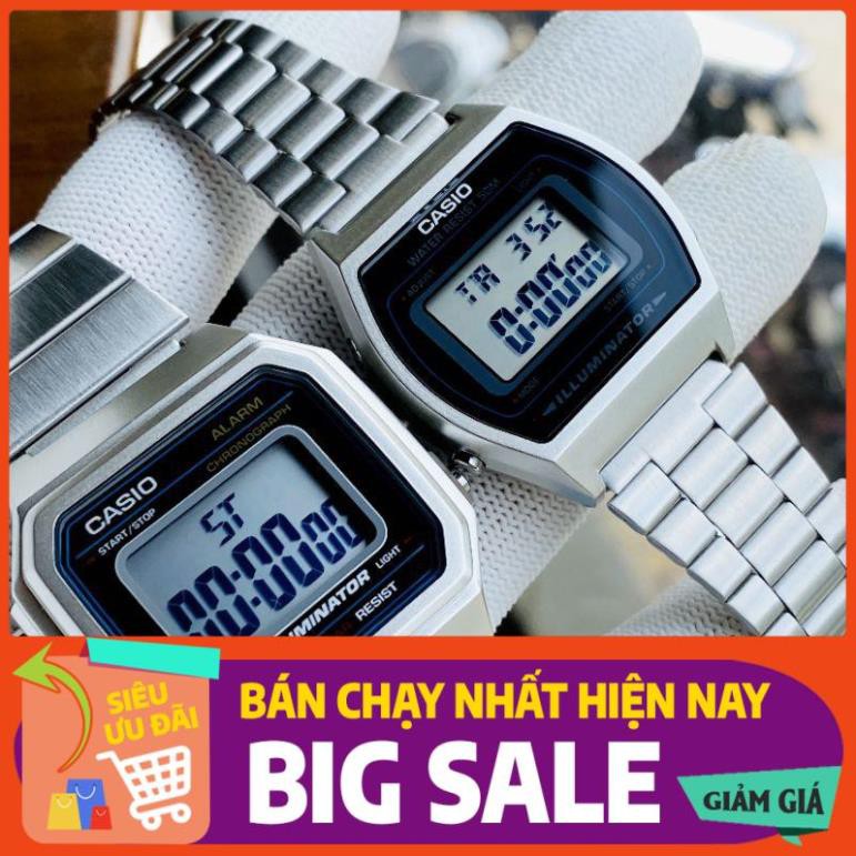 [GIÁ HỦY DIỆT] (Ảnh thật) Đồng hồ đôi Casio B650 và B640 Black - Chính hãng