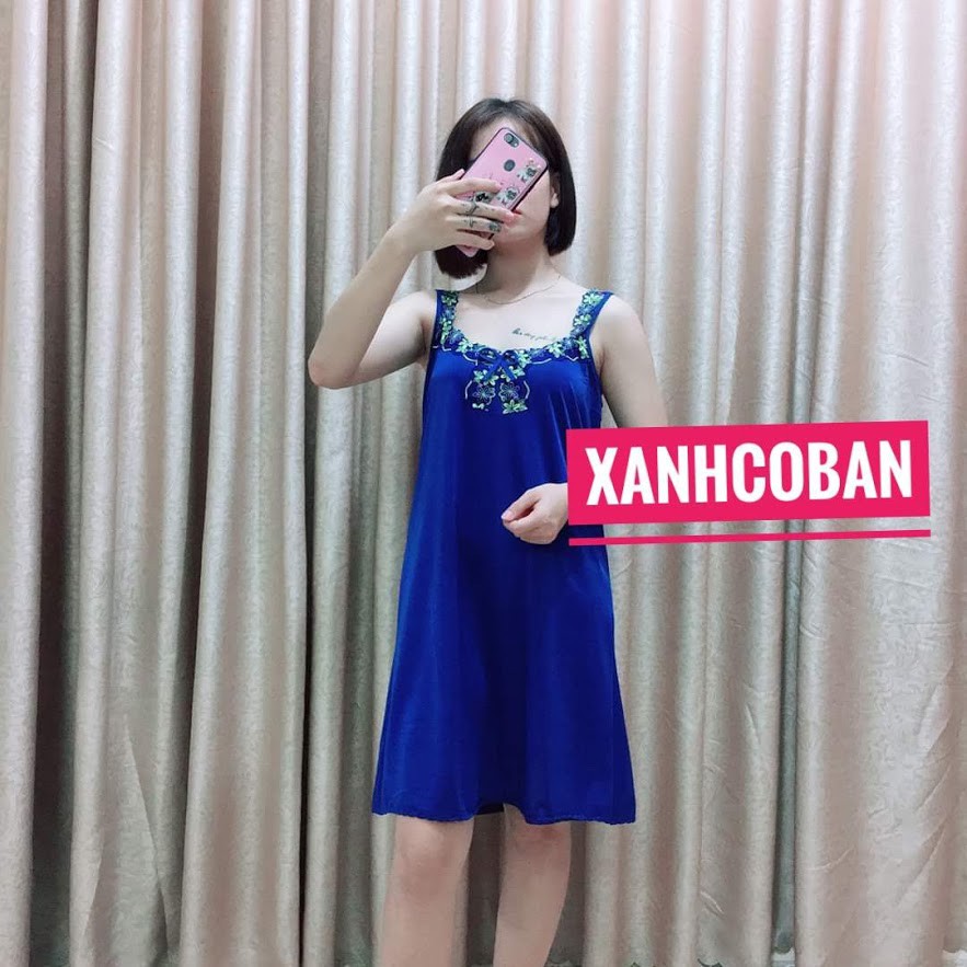 Đầm ngủ thun lạnh ren nơ Lê Giang Shop | BigBuy360 - bigbuy360.vn