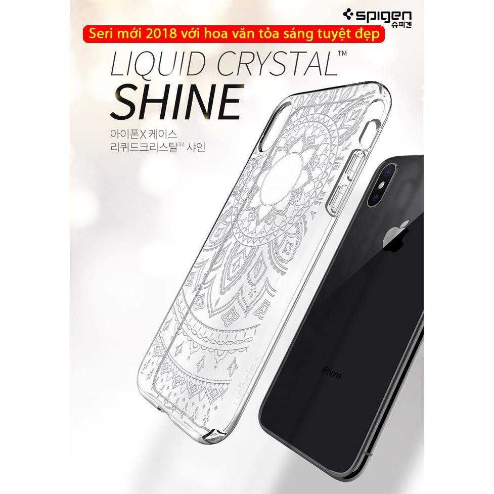 Ốp lưng iPhone X / Iphone Xs Spigen Liquid Crystal Shine ( USA )