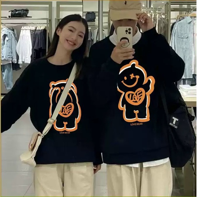 Áo gia đình dài tay ngộ nghĩnh nỉ bông dày dặn đủ màu size 8-95ky