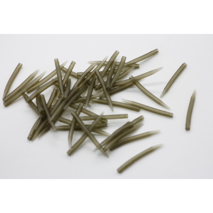 Set 50 phụ kiện nối móc câu cá chống rối màu nâu nhạt 37mm 54mm