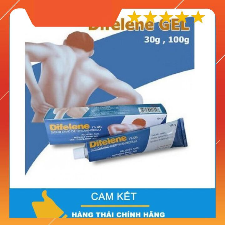 Dầu Xoa Bóp Xương Khớp Difelene 100gram Thái Lan (người thoát vị đĩa đệm và vận động nặng)