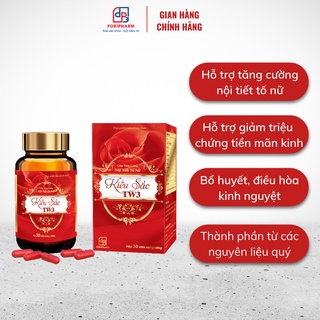 Kiều Sắc TW3 - Tăng cường nội tiết tố nữ- Hộp 30 viên - Dược phẩm Trung Ương 3