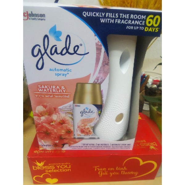 Combo bộ xịt phòng tự động Glade Thái Lan 269ml