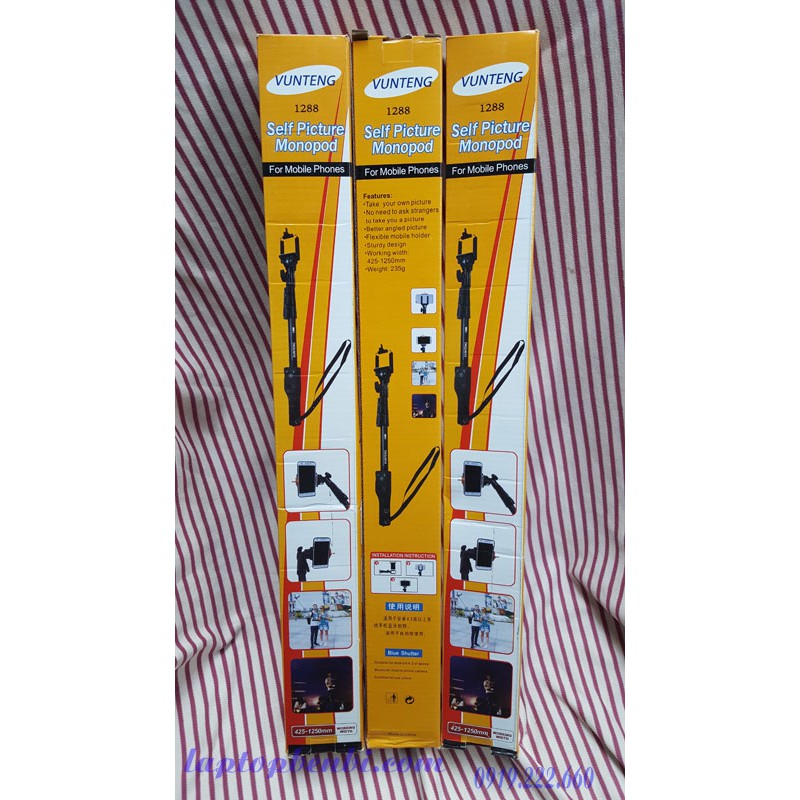 Gậy chụp hình Bluetooth Yunteng YT-1288 | Gậy chụp hình tự sướng | BigBuy360 - bigbuy360.vn