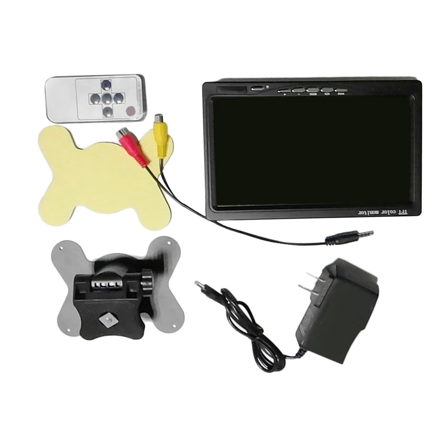 Màn hình cảm ứng 7 Inch HD đèn LED kèm loa Micro / VGA / HDMI | BigBuy360 - bigbuy360.vn