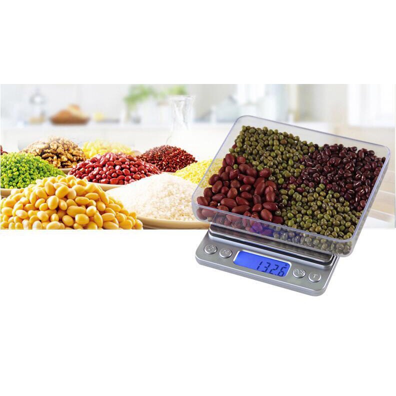 Cân Điện Tử Mini Cân Tiểu Ly Nhà Bếp Cao Cấp 2022 MIFAN 0.01g - 3kg - Nhỏ Gọn, Siêu Chính Xác, Thép Không Gỉ, Màn LCD