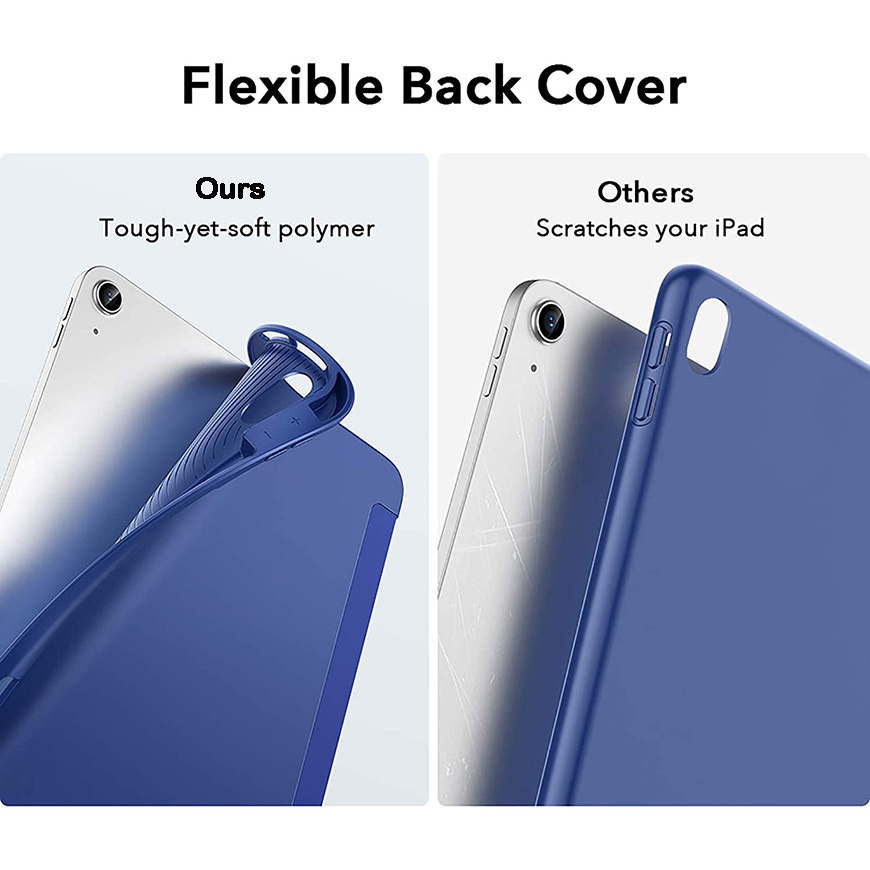 Ốp Máy Tính Bảng Silicone Với Ngăn Đựng Bút Chì Cho iPad Pro 11 Pro 12.9 Air 5 Air 4 Mini 6