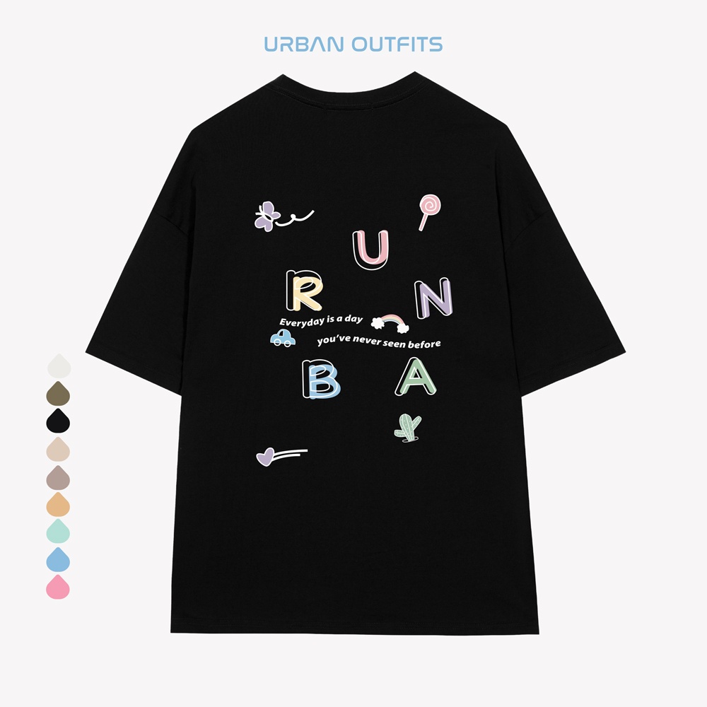 Áo Thun Tay Lỡ Form Rộng URBAN OUTFITS  ATO123 Local Brand In Hình ver 2.0 Chất Vải 100% Compact Cotton 250GSM