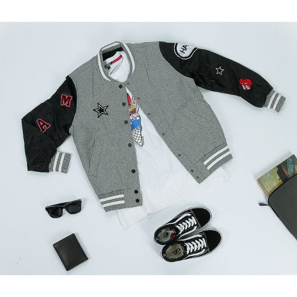 (Hàng Hàn) Áo Khoác Bóng Chày - Áo Khoác Bomber thời trang (BB02)