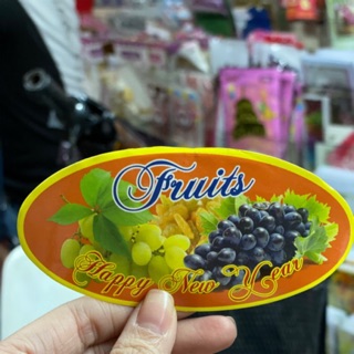 100 cái tem nho hình bầu dục oval loại decan