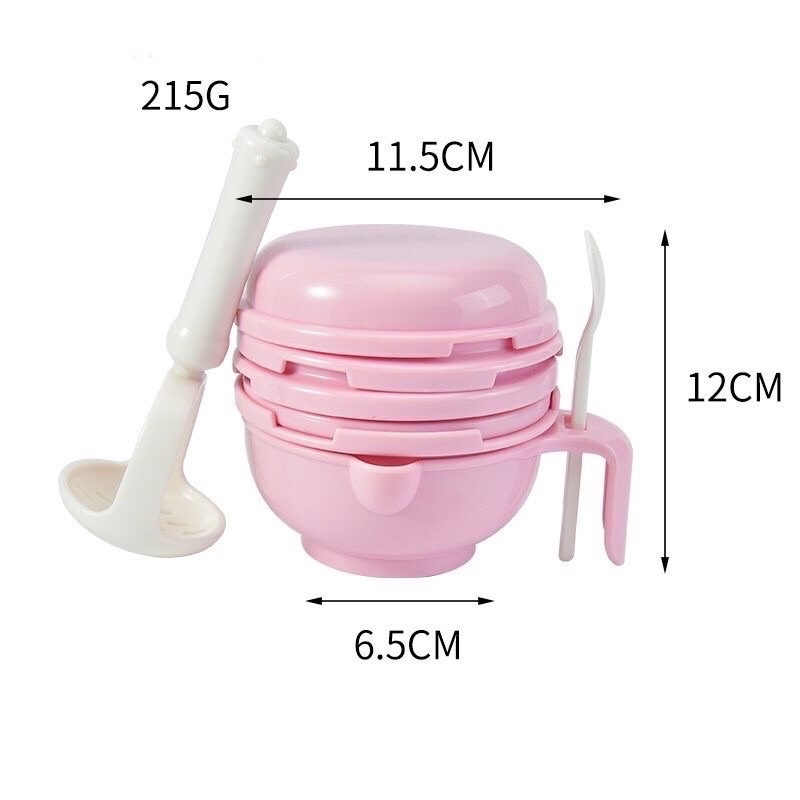 Bộ 10 Dụng Cụ Chế Biến Ăn Dặm Kiểu Nhật Cho Bé