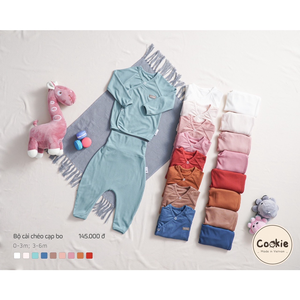 Bộ sơ sinh cài chéo