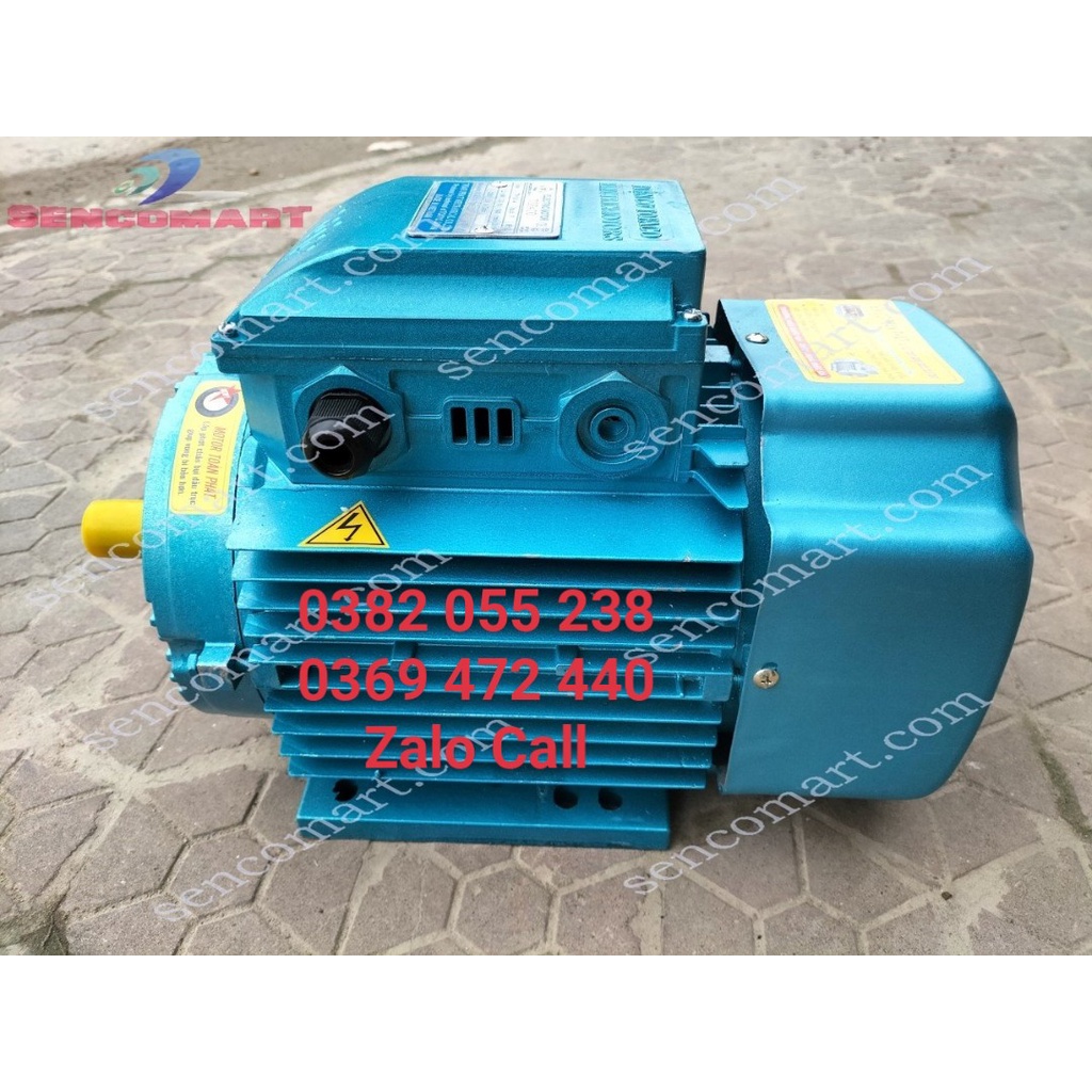 Mô tơ động cơ điện điện 1 pha 3kw vòng tua 1400v/p, hàng chính hãng, bảo hành 12 tháng