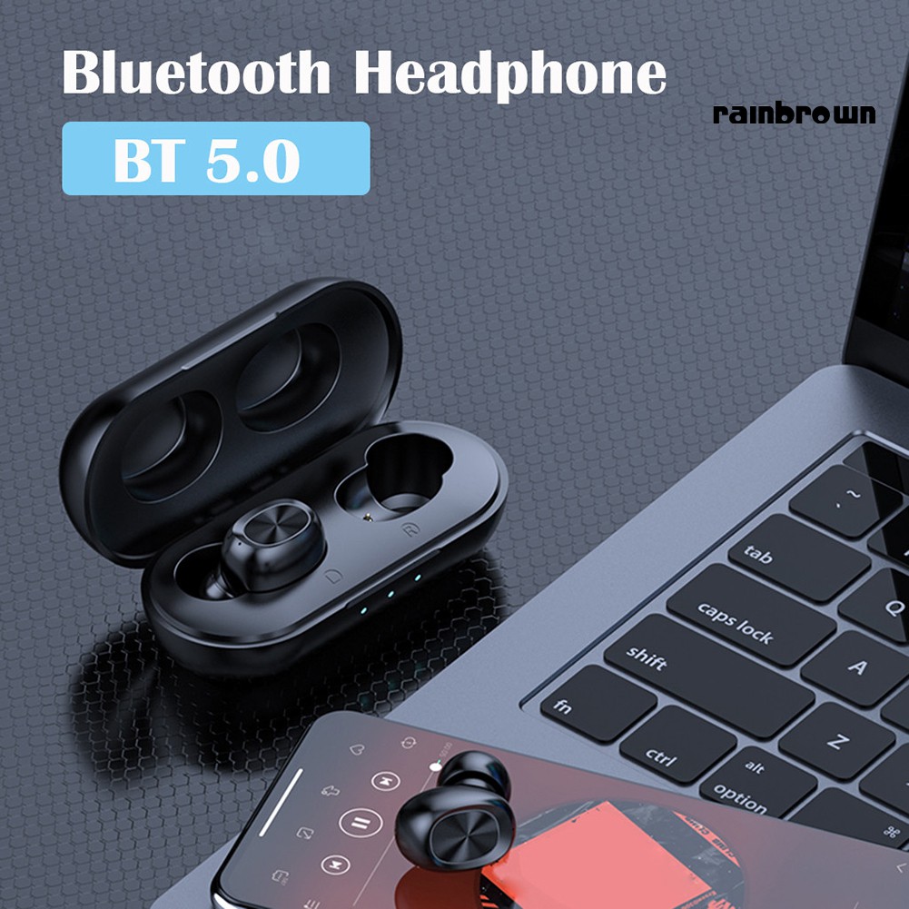 Tai Nghe Bluetooth 5.0 Không Dây Kèm Phụ Kiện Chất Lượng Cao