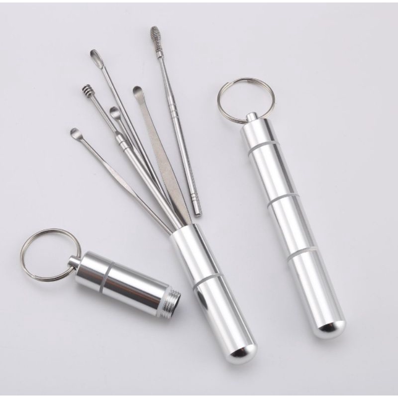 Bộ 6 Cây Lấy Ráy Tai Inox Cao Cấp Thông Minh