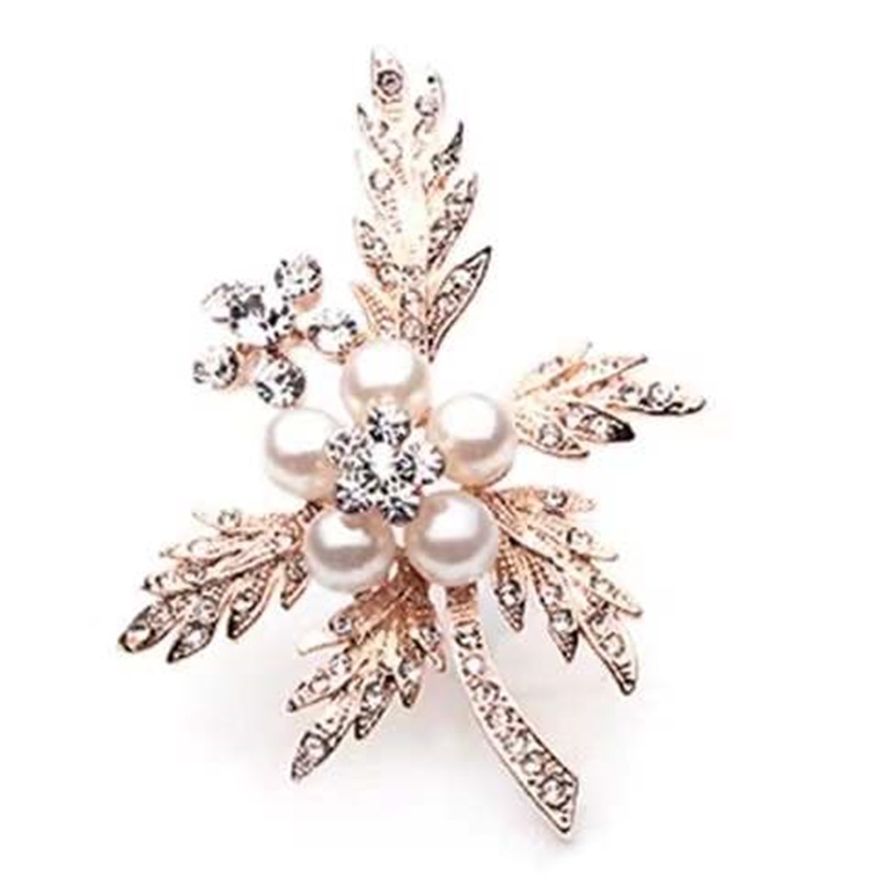 Ghim Cài Áo Hình Hoa Quả Đính Đá Thời Trang Cho Nữ