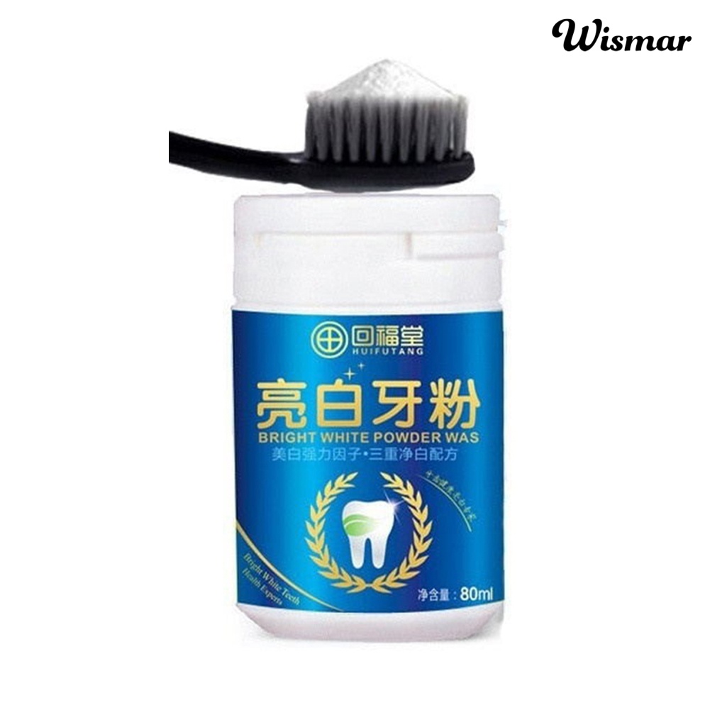 Bột làm trắng răng và loại bỏ vết mảng bám
