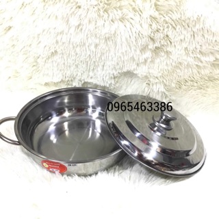 Xoong lẩu 26cm vung inox