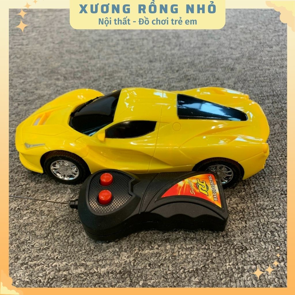 Đồ chơi ô tô điều khiển từ xa, Ô Tô Điều Khiển Từ Xa dáng thể thao được tặng kèm pin-Xương Rồng Nhỏ