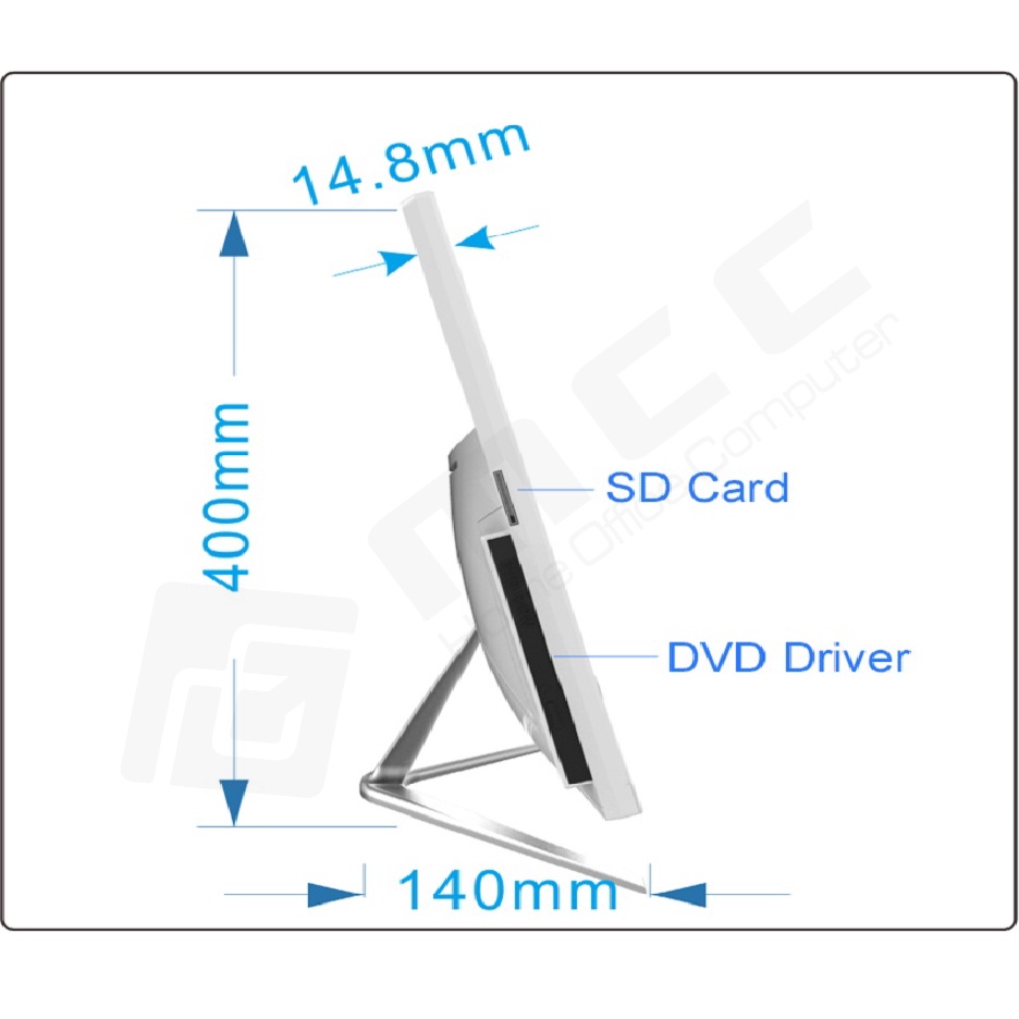 Bộ PC All in ONE (AIO) MCC5482P2 Home Office Computer CPU G5400/ Ram8G/ SSD240G/wifi/camera/ 22inch