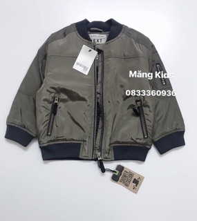 Áo Khoác Bé Trai Bomber Rêu Next