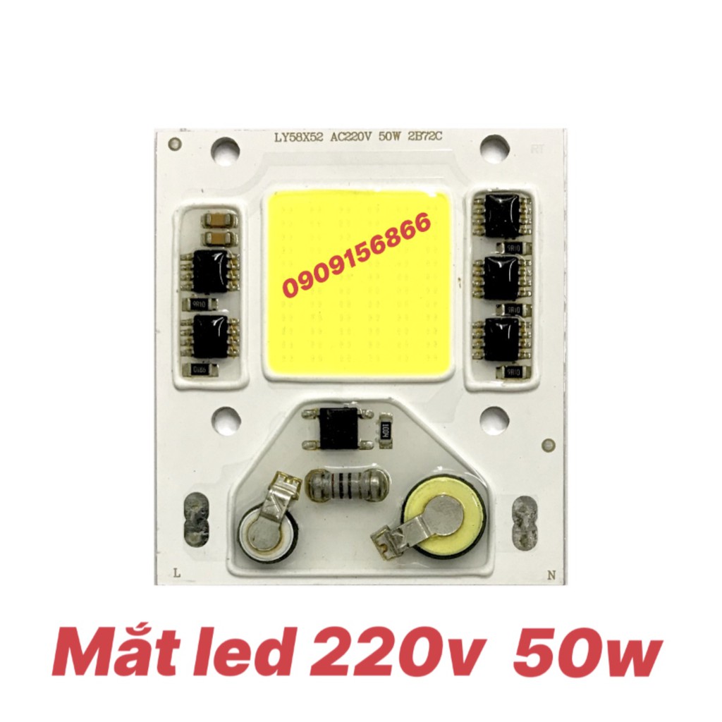 Mắt led cob 220v 50w