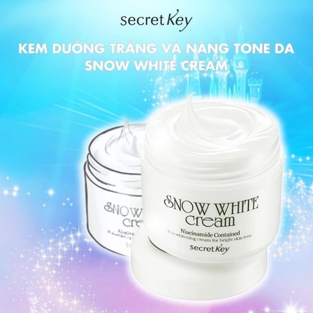 ( Hàng xách tay) KEM DƯỠNG TRẮNG & NÂNG TONE DA SNOWWHITE CREAM