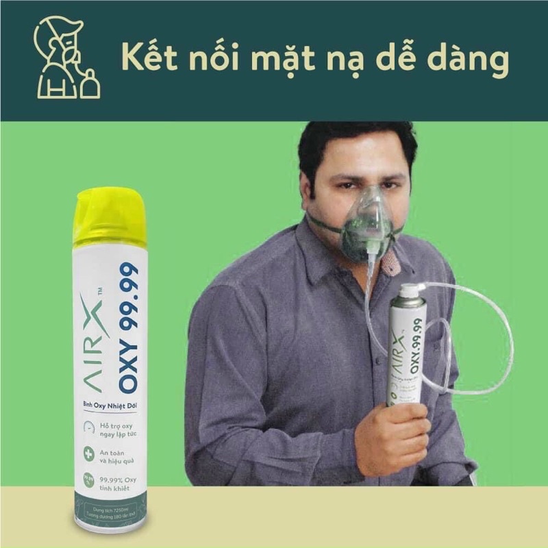 bình OXY MINI AIR X cầm tay .