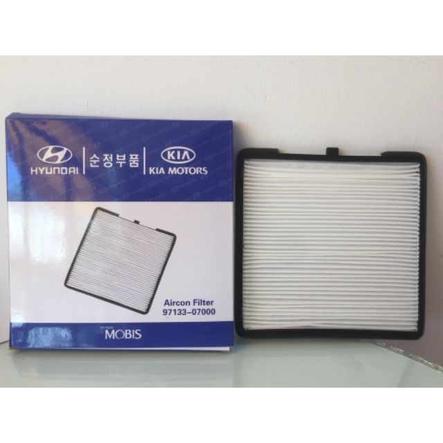 Lọc gió điều hoà, lọc gió máy lạnh Huyndai i10, Kia Morning, Picanto mã 97133-07000