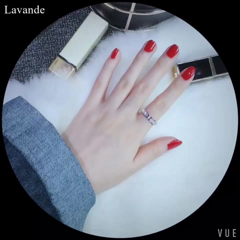 Nhẫn Thép Titan Đính Đá Zircon Trắng Sang Trọng Không Phai Màu 1YN5