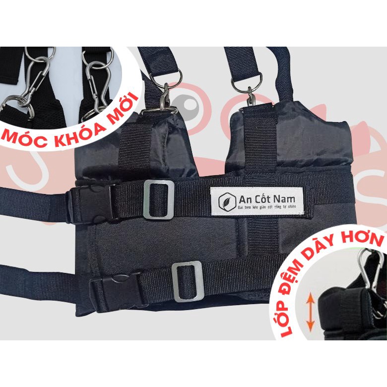 Đai Treo Kéo Giãn Cột Sống Đai Lưng Kéo Dãn Cột Sống Treo Xà Đơn Cải Thiện Thoát Vị Thoái Hóa