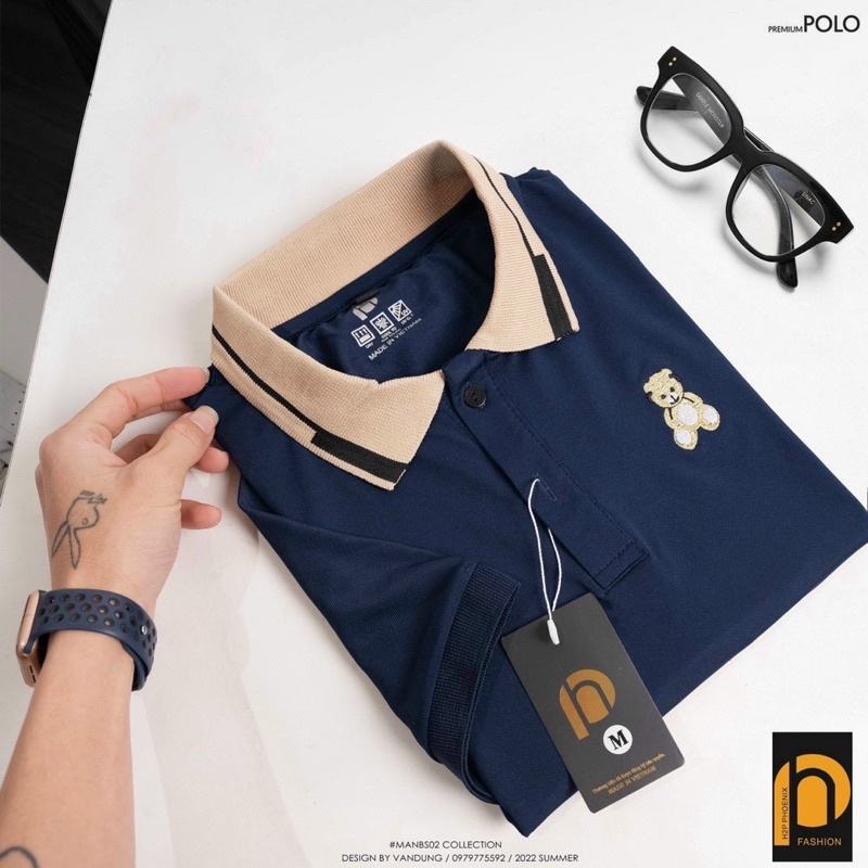 Áo Thun Polo Nam cổ bẻ Tedear vải Cá Sấu Cotton cao cấp chuẩn form Hàn