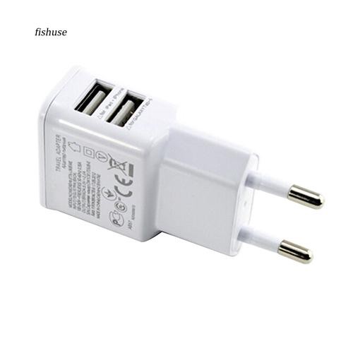 Củ sạc 5V 2A 2 cổng USB cho iPhone Samsung iPad iPod