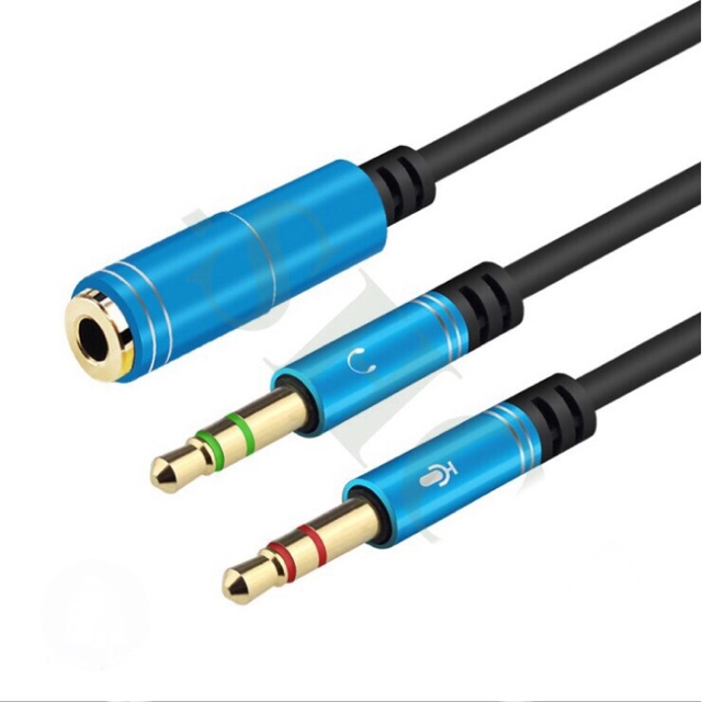 Jack chuyển đổi tai nghe 3.5 sang Audio và míc