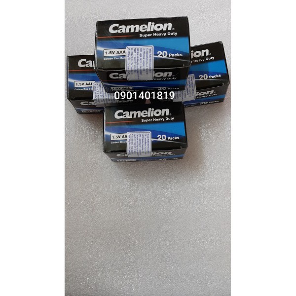 Pin camelion 3A/1.5v/40 viên/20 cặp ( Hàng cty có tem chống hàng giả )