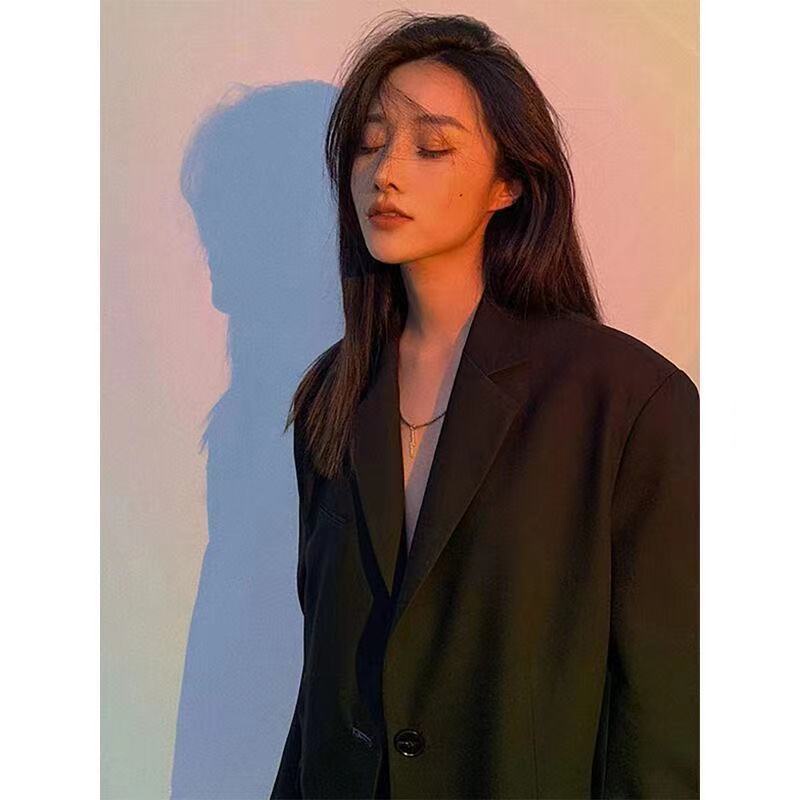 Áo Khoác Vest Dáng Rộng Màu Trắng Phong Cách Hàn Quốc Thanh Lịch Dành Cho Nữ | BigBuy360 - bigbuy360.vn