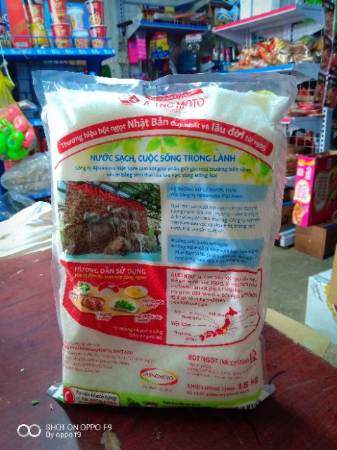Mì chính Ajinomoto gói 1.8kg