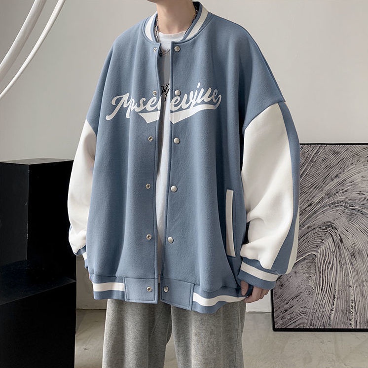 Áo Khoác Nam Bóng Chày Phong Cách Hong Kong Thời Trang Mùa Thu Mới Cho NamTTE315